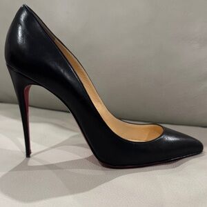 Christian Louboutin Black Leather Heels